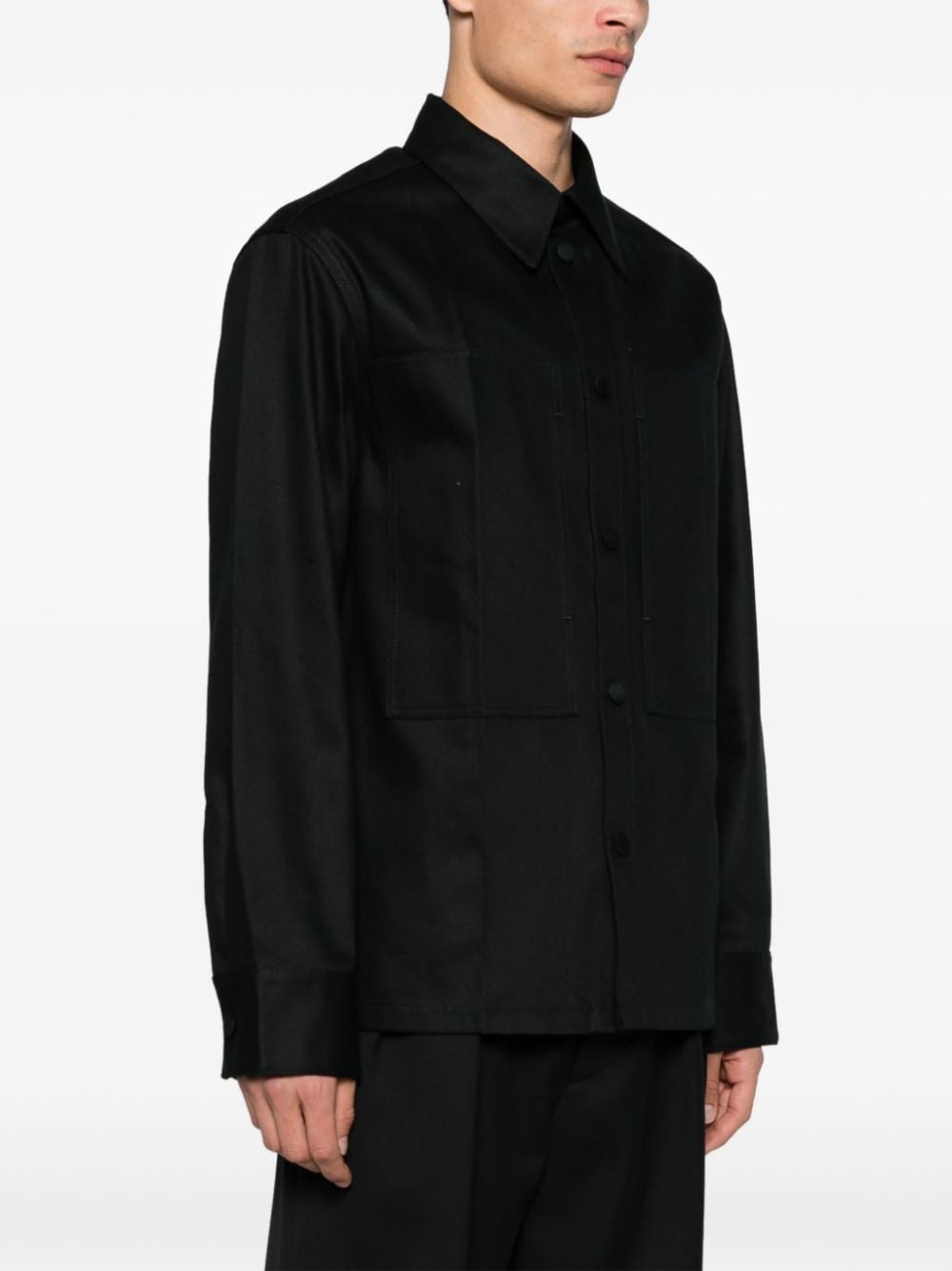 Jil Sander Shirts Black Cotton