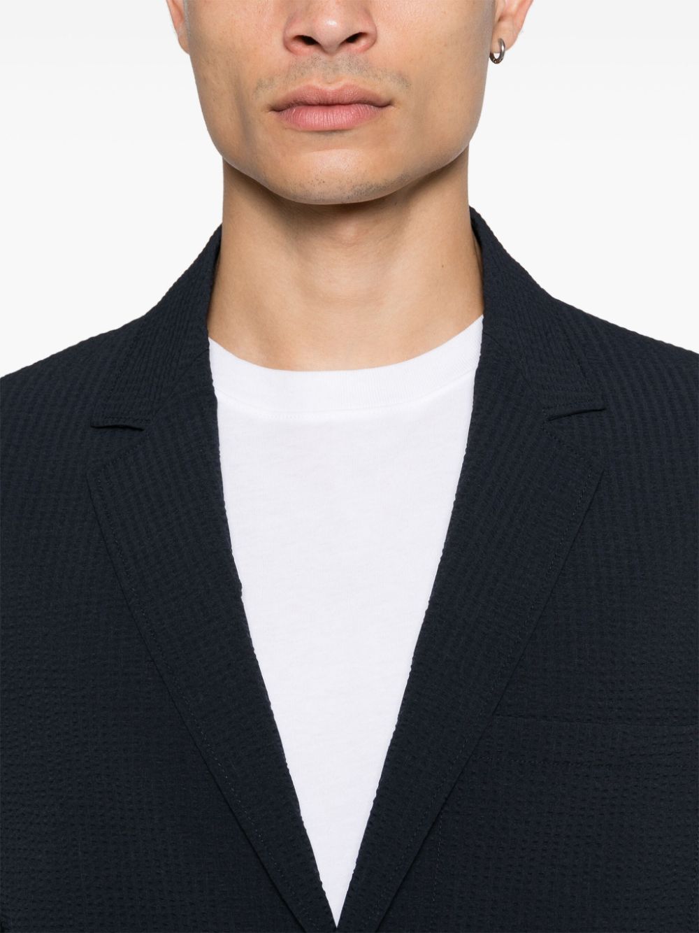 Emporio Armani Jackets Blu Polyamide Elastane