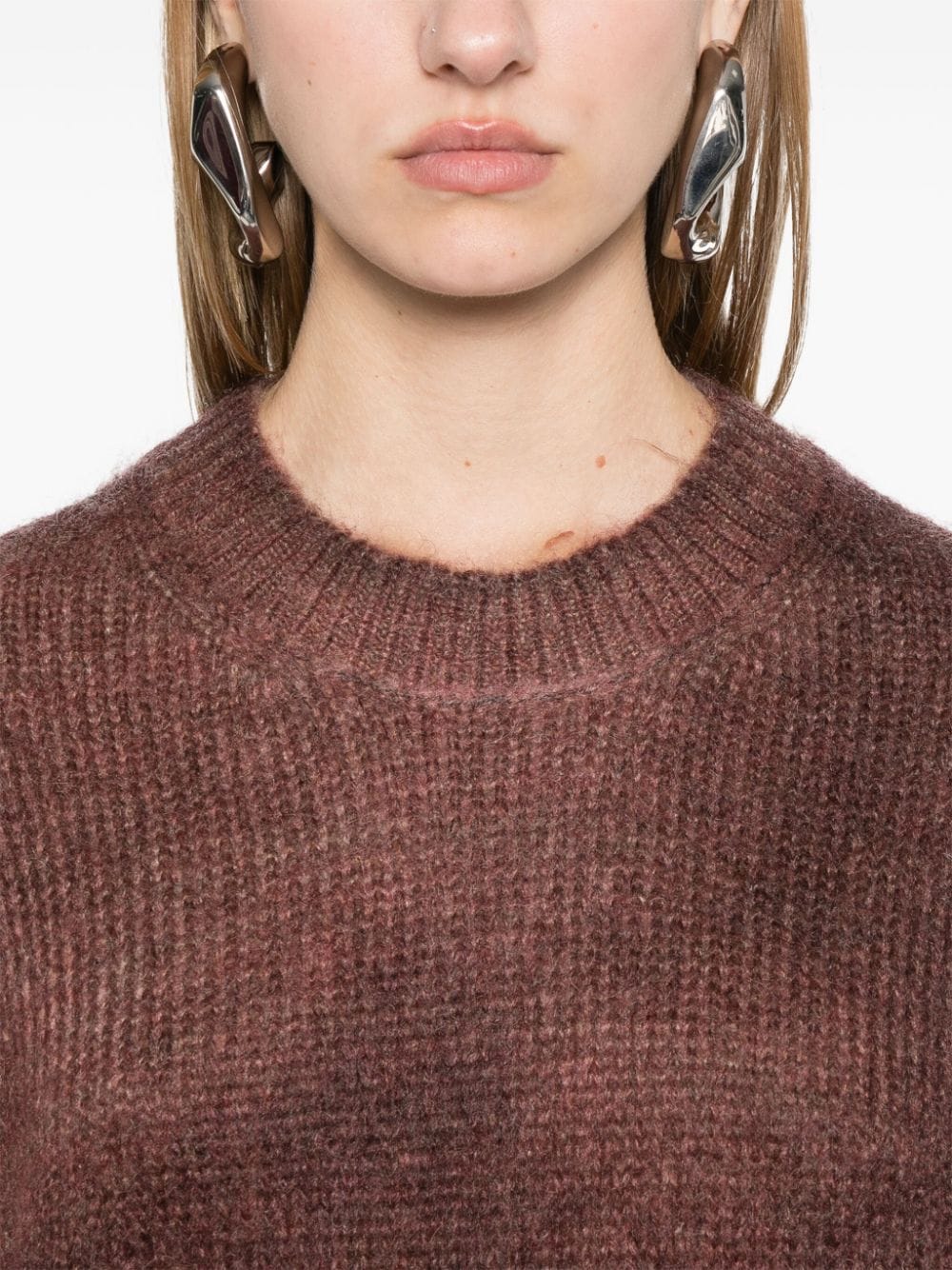 Acne Studios Sweaters Red Nylon