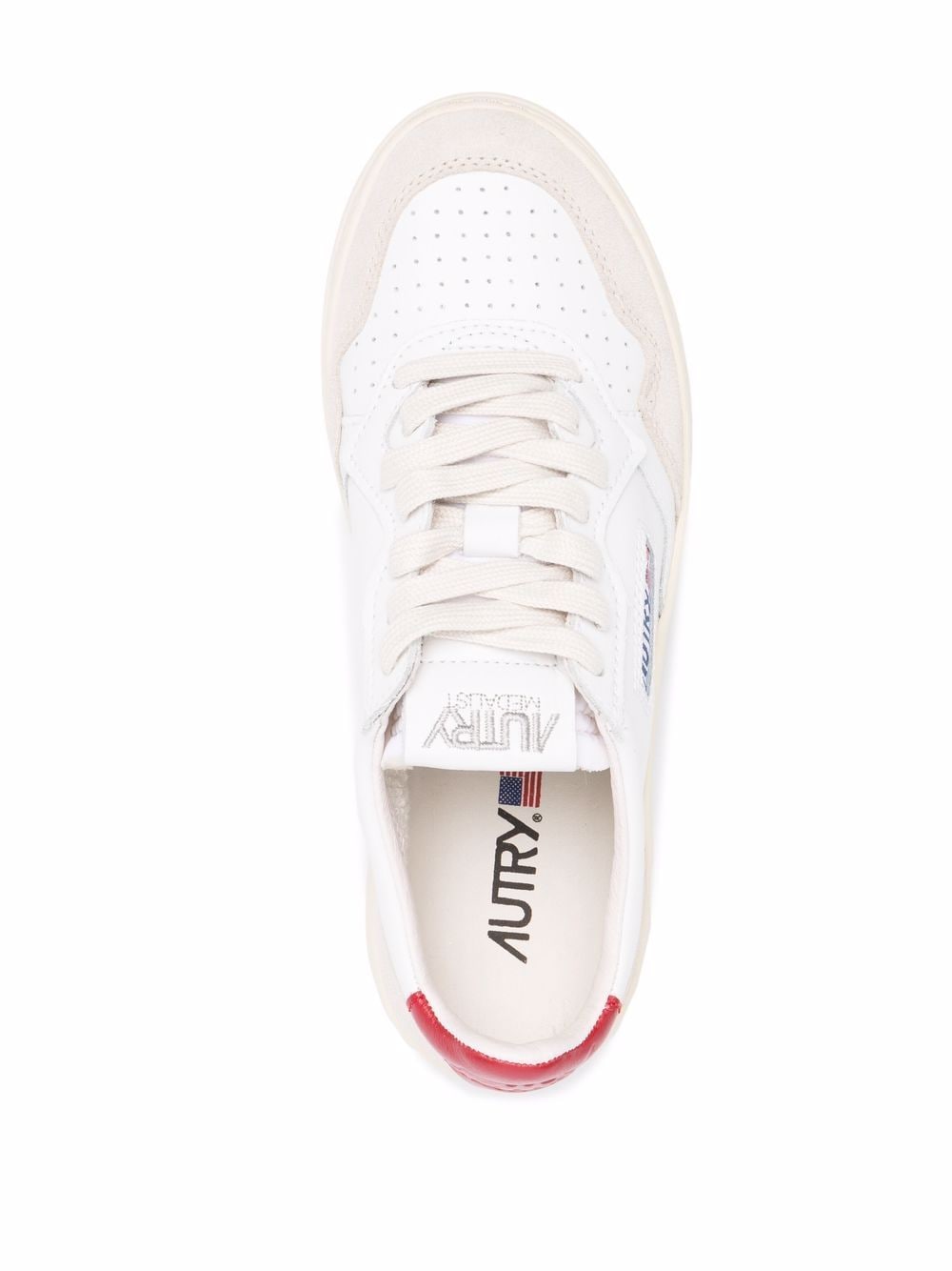 AUTRY Sneakers Red Calf Leather