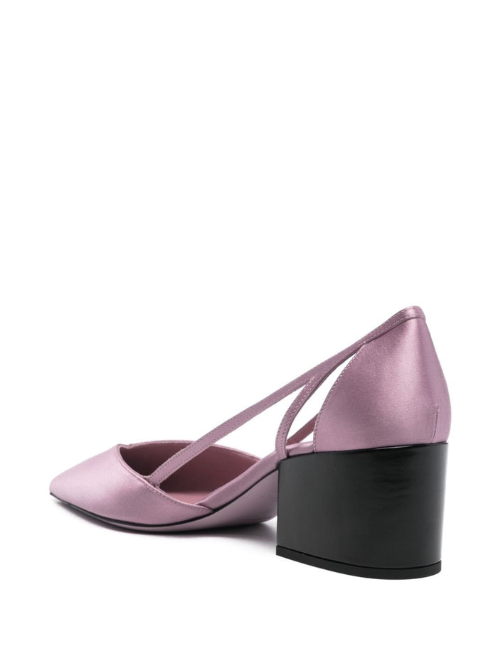 Prada With Heel White Silk