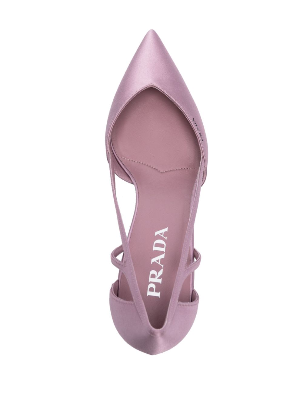 Prada With Heel White Silk