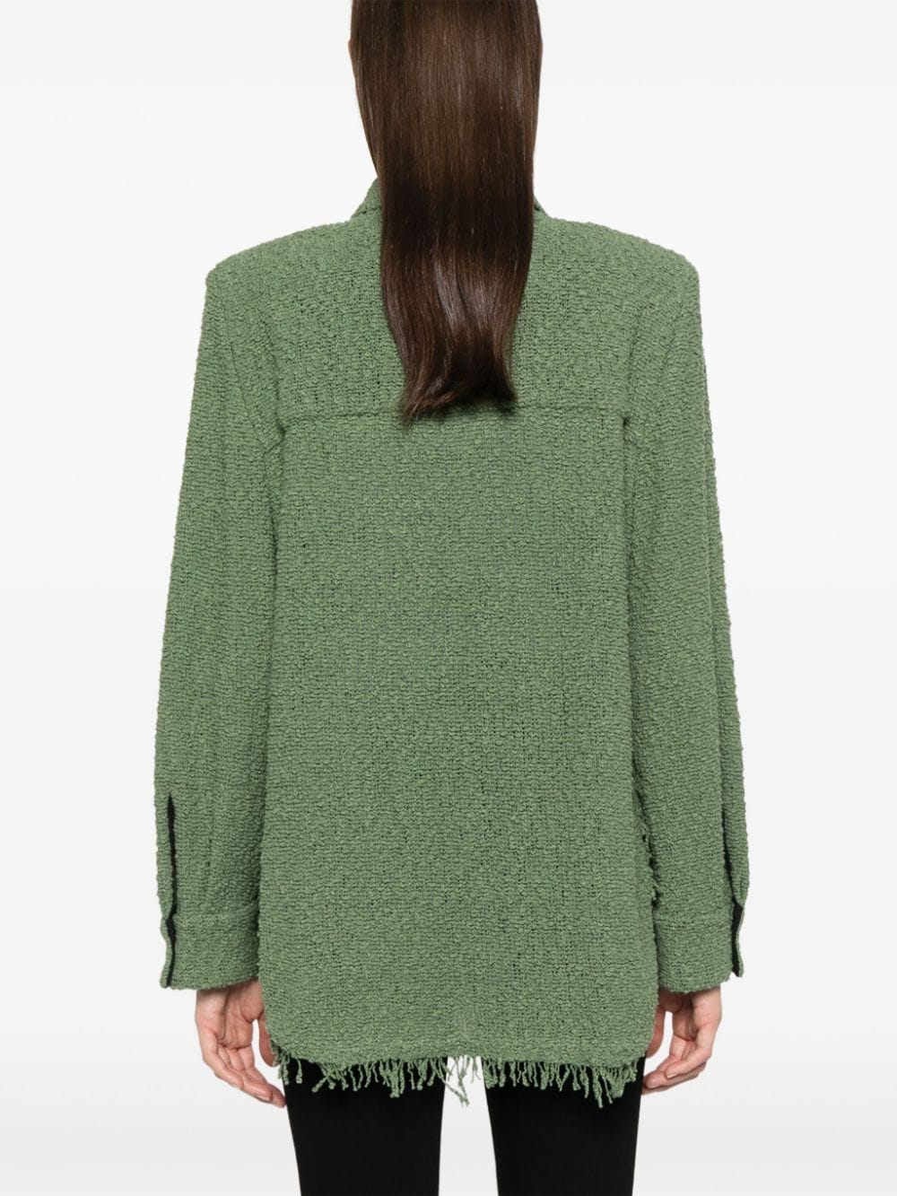 Iro Shirts Green Cotton Polyamide