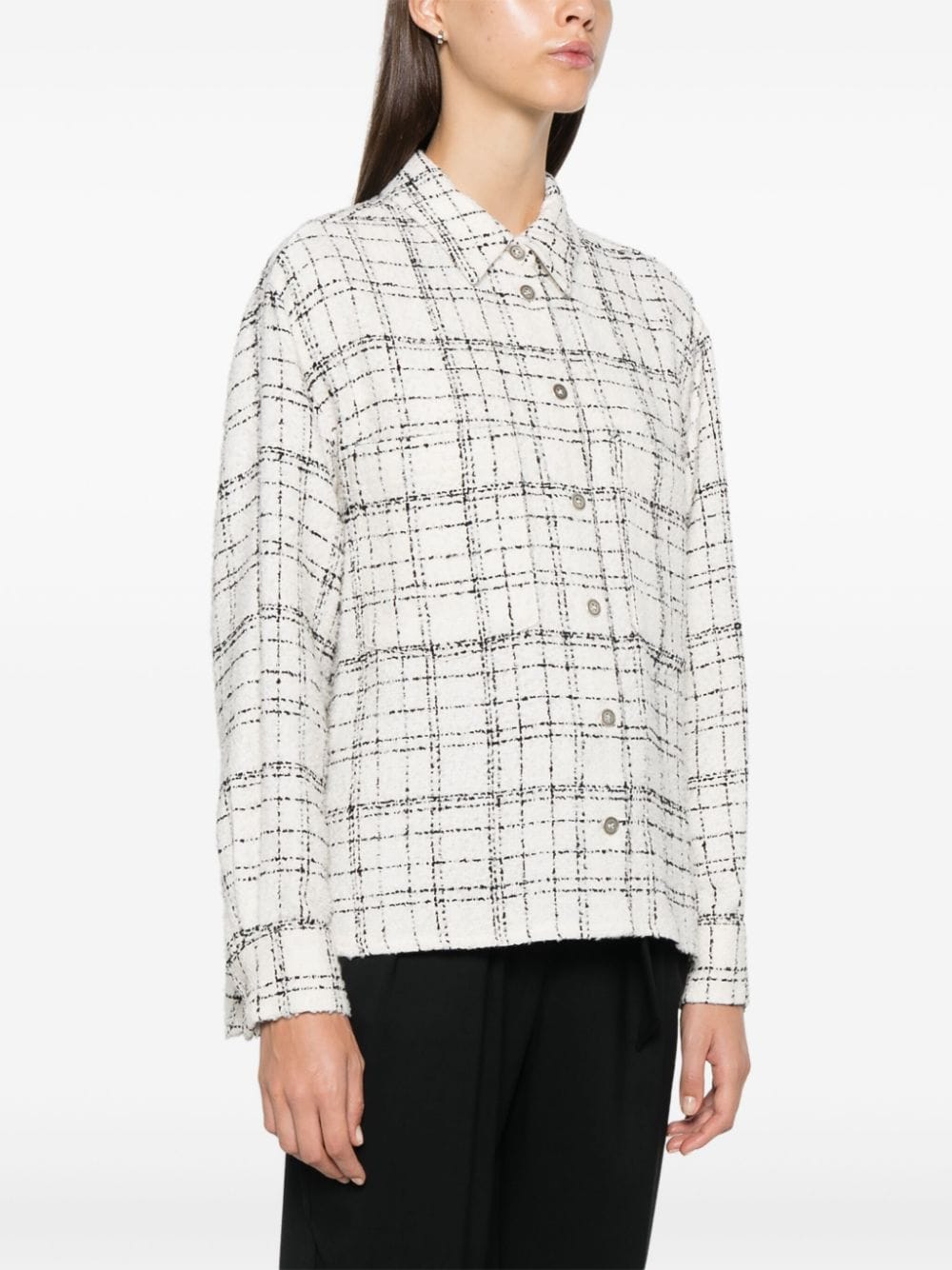 Iro Shirts Beige Cotton Polyester Acrylic