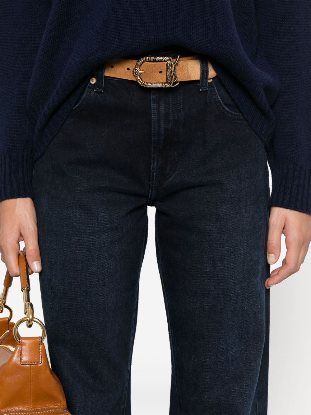 Seven Jeans Blue Cotton Elastane