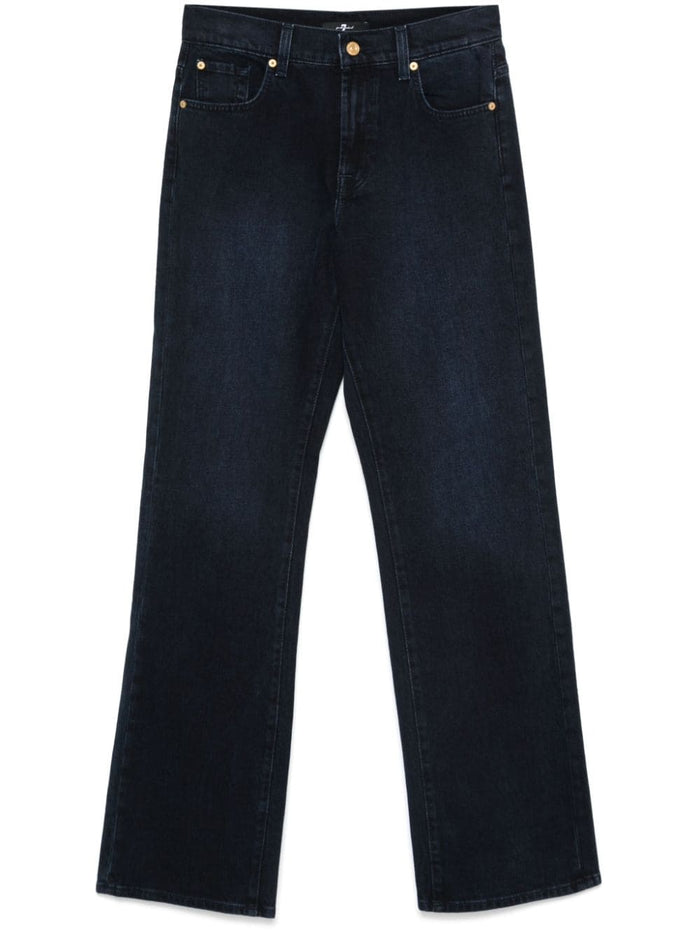Seven Jeans Blue Cotton Elastane
