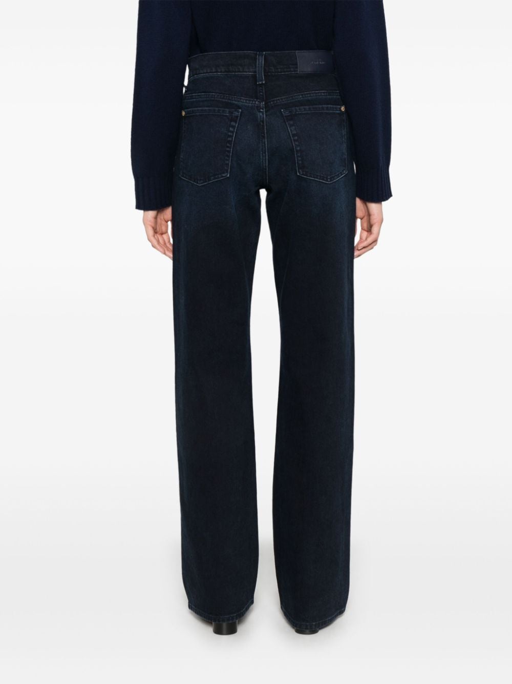 Seven Jeans Blue Cotton Elastane