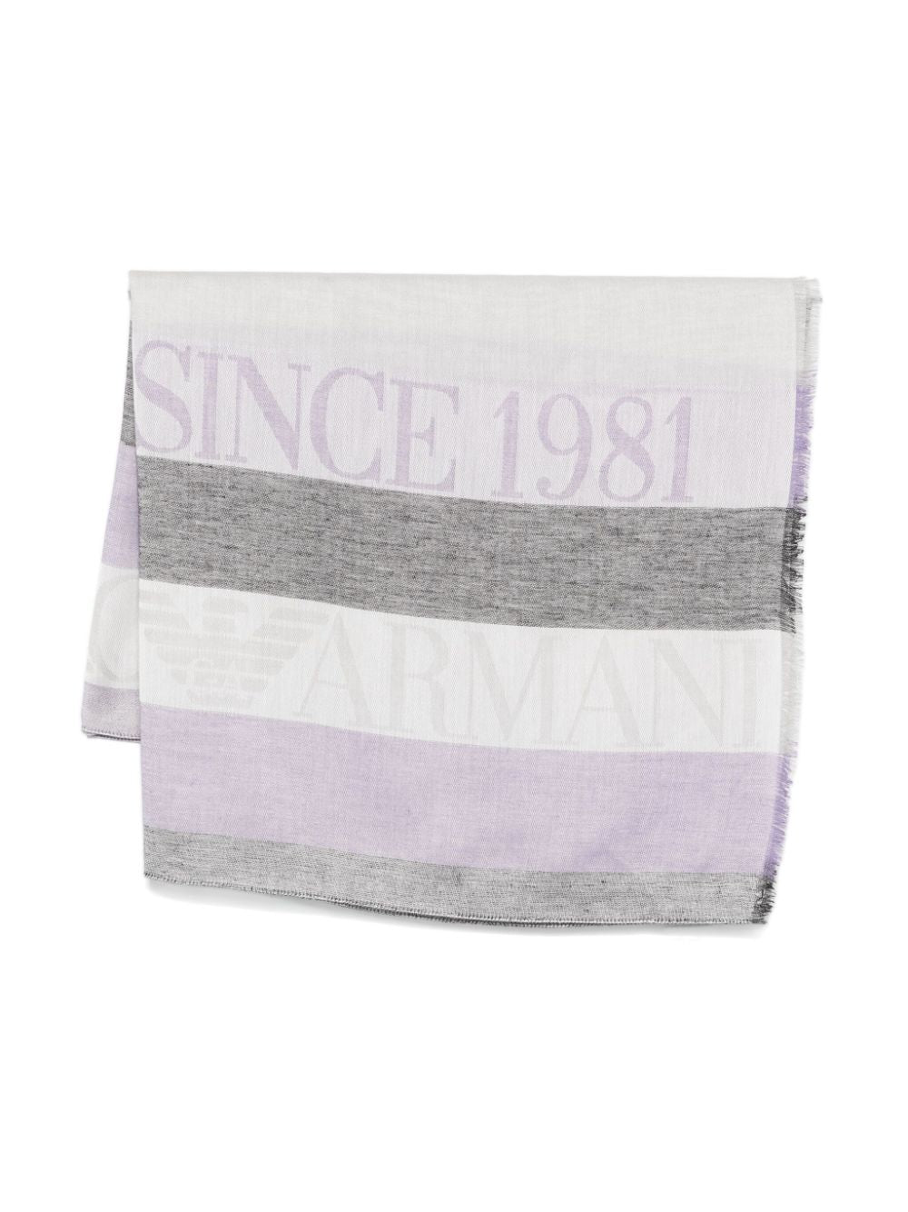 Emporio Armani Scarfs Lilla Polyester