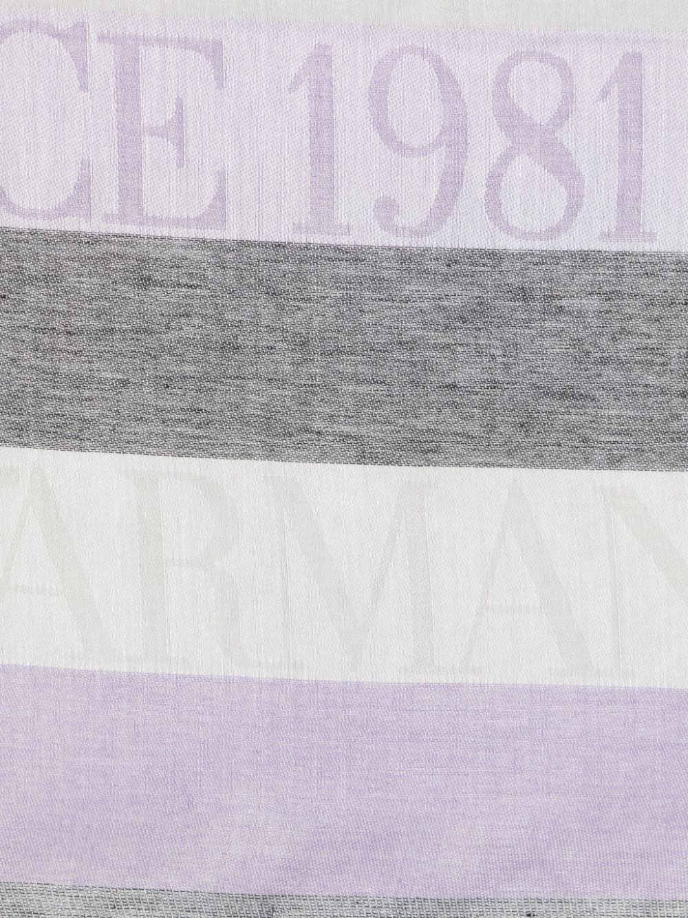 Emporio Armani Scarfs Lilla Polyester