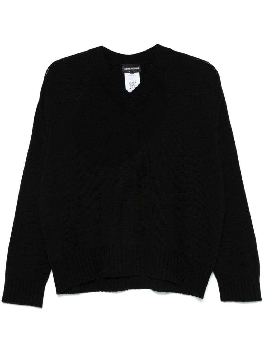 Emporio Armani Sweaters Nero Virgin Wool