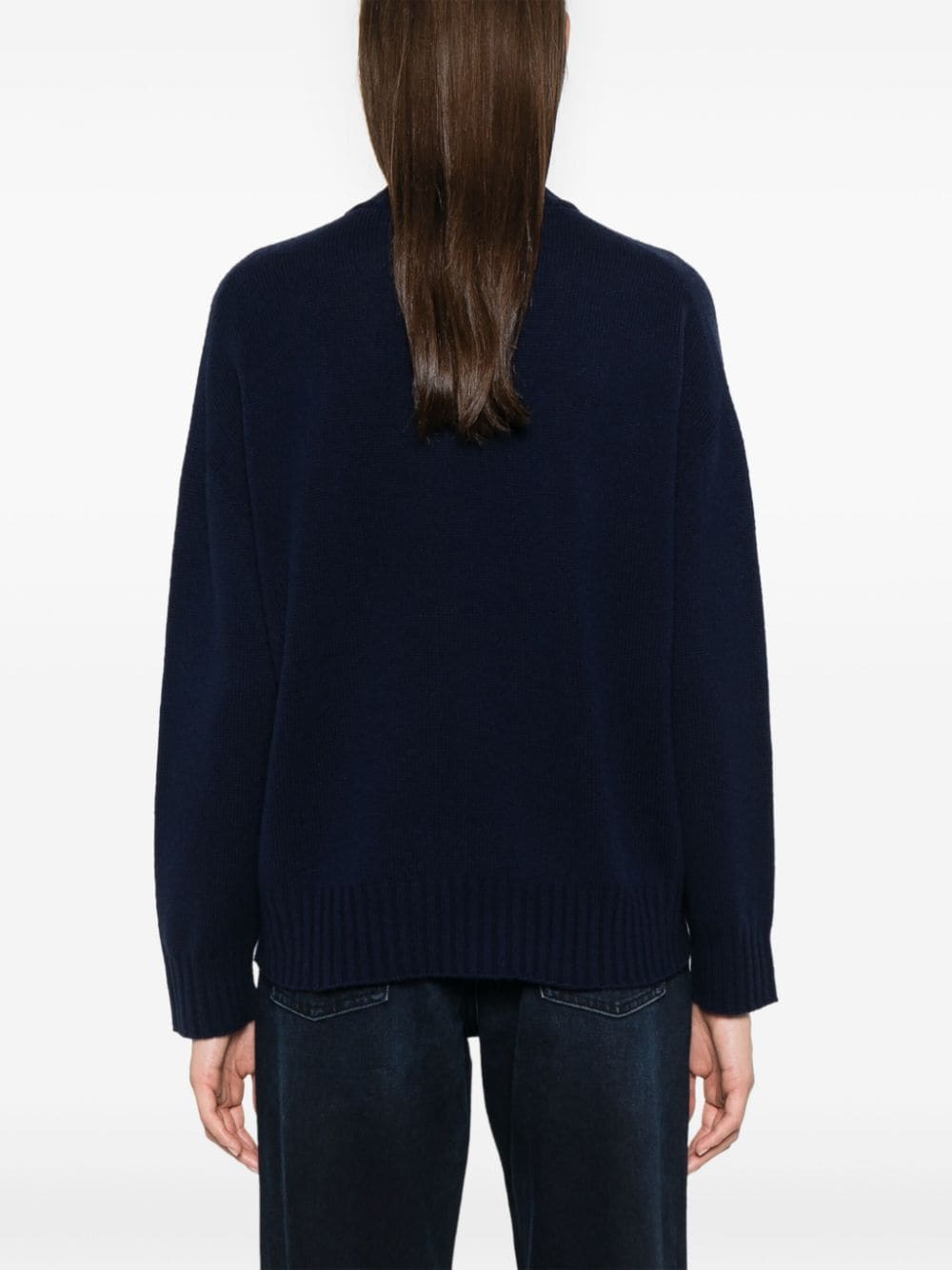 Emporio Armani Sweaters Blu Scuro Virgin Wool