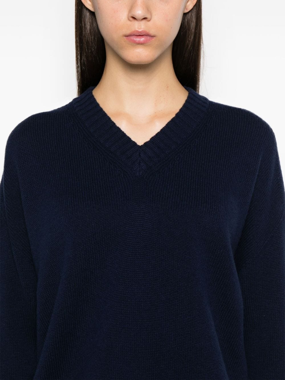 Emporio Armani Sweaters Blu Scuro Virgin Wool