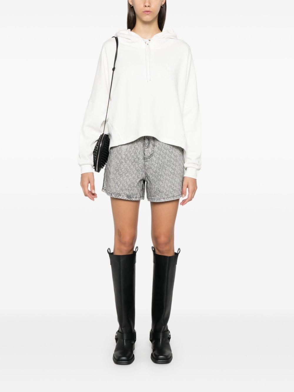 Emporio Armani Sweaters Bianco Cotton