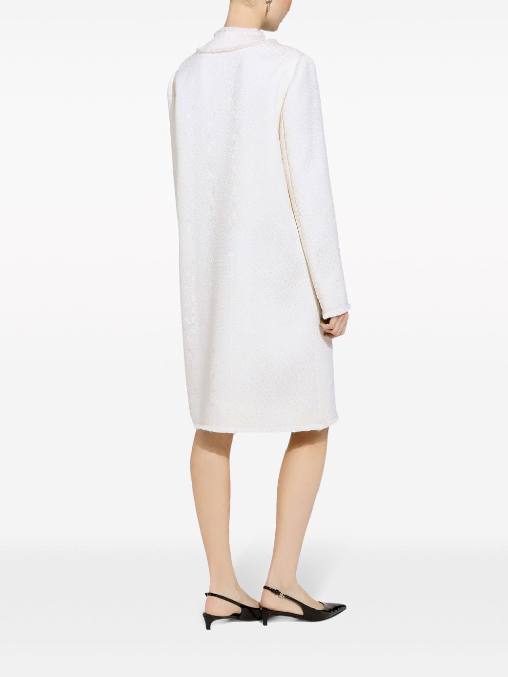 Dolce & Gabbana Coats Cream Fabric