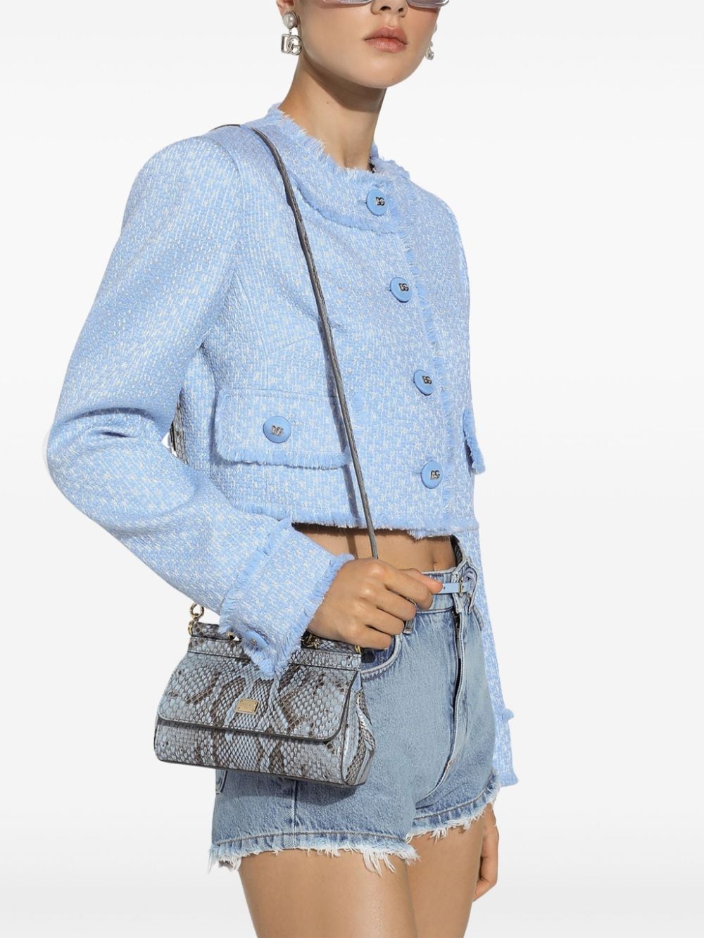 Dolce & Gabbana Jackets Clear Blue Fabric