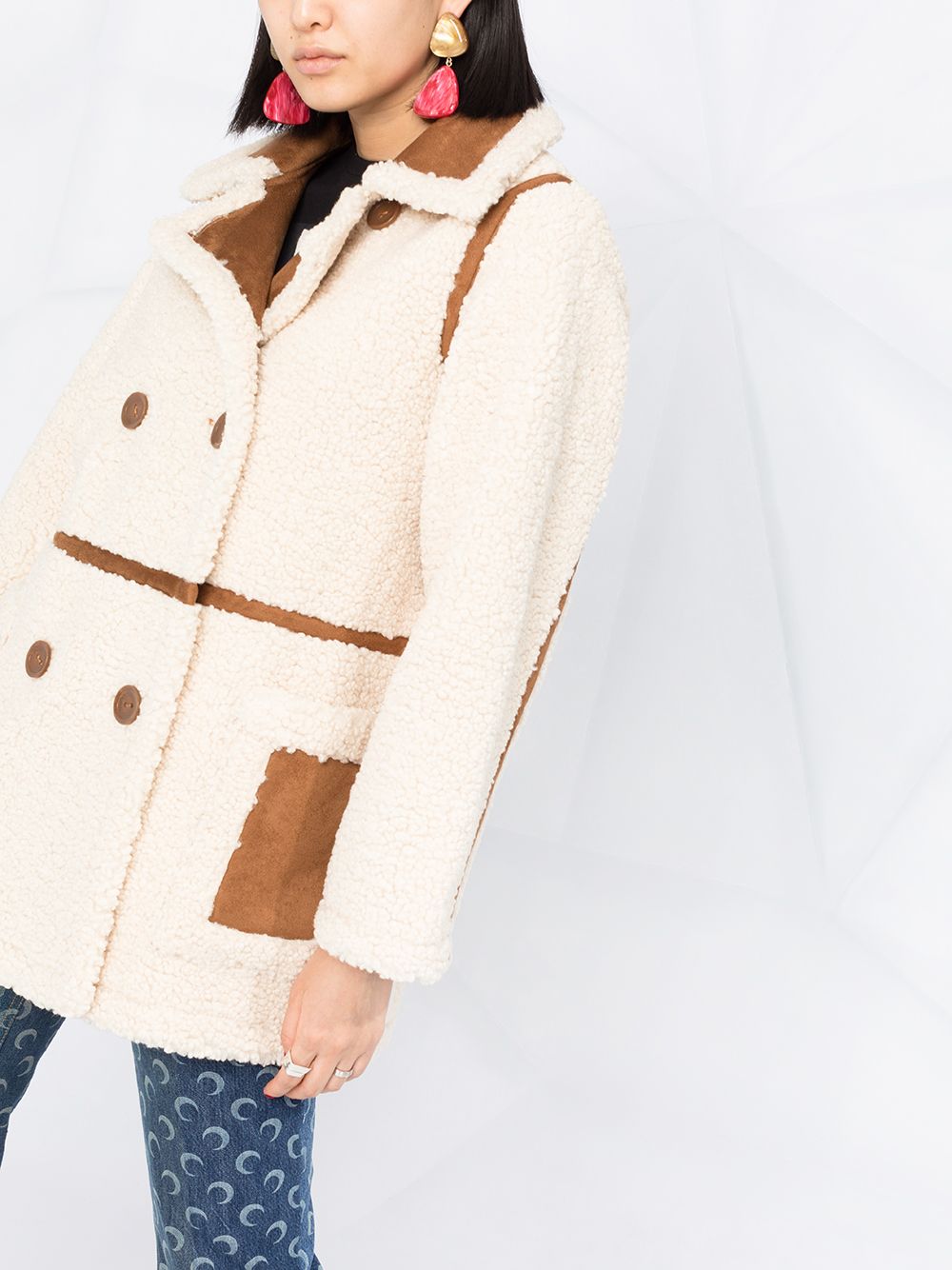 Stand Studio Coats White Polyester
