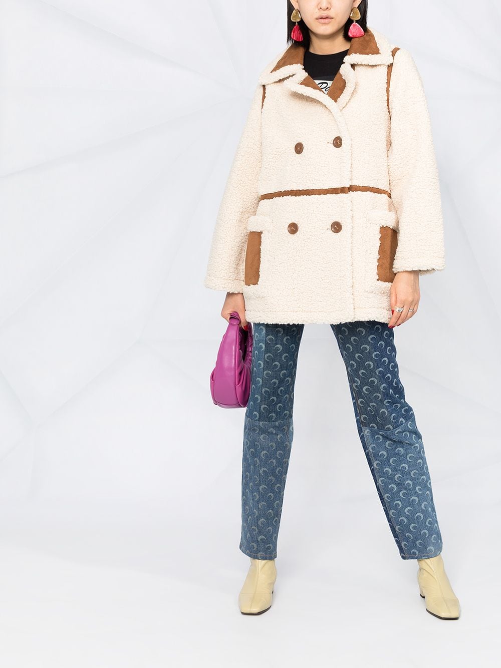 Stand Studio Coats White Polyester