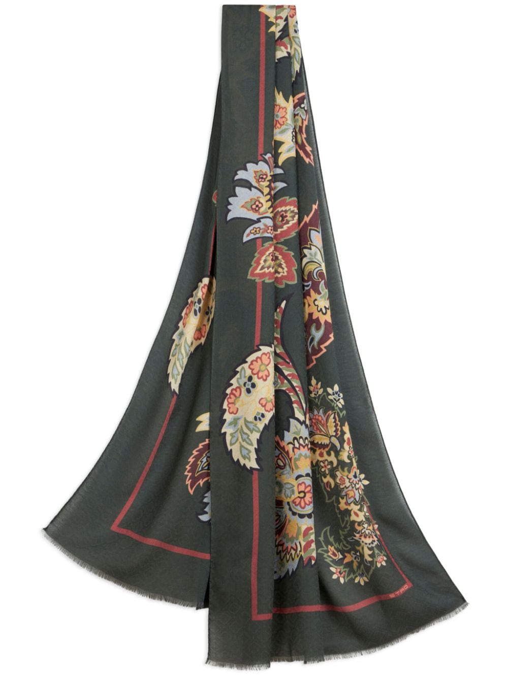 Etro Scarfs Green Modal
