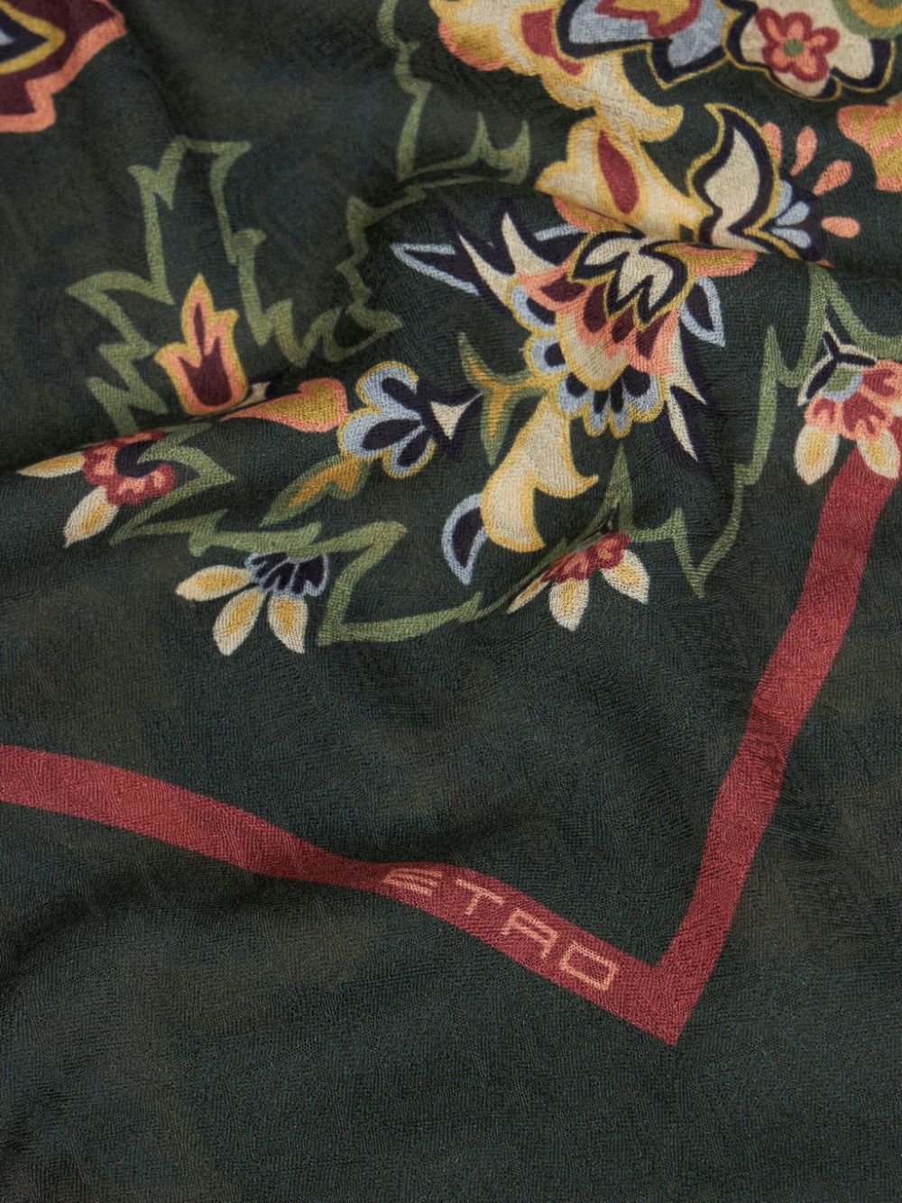 Etro Scarfs Green Modal