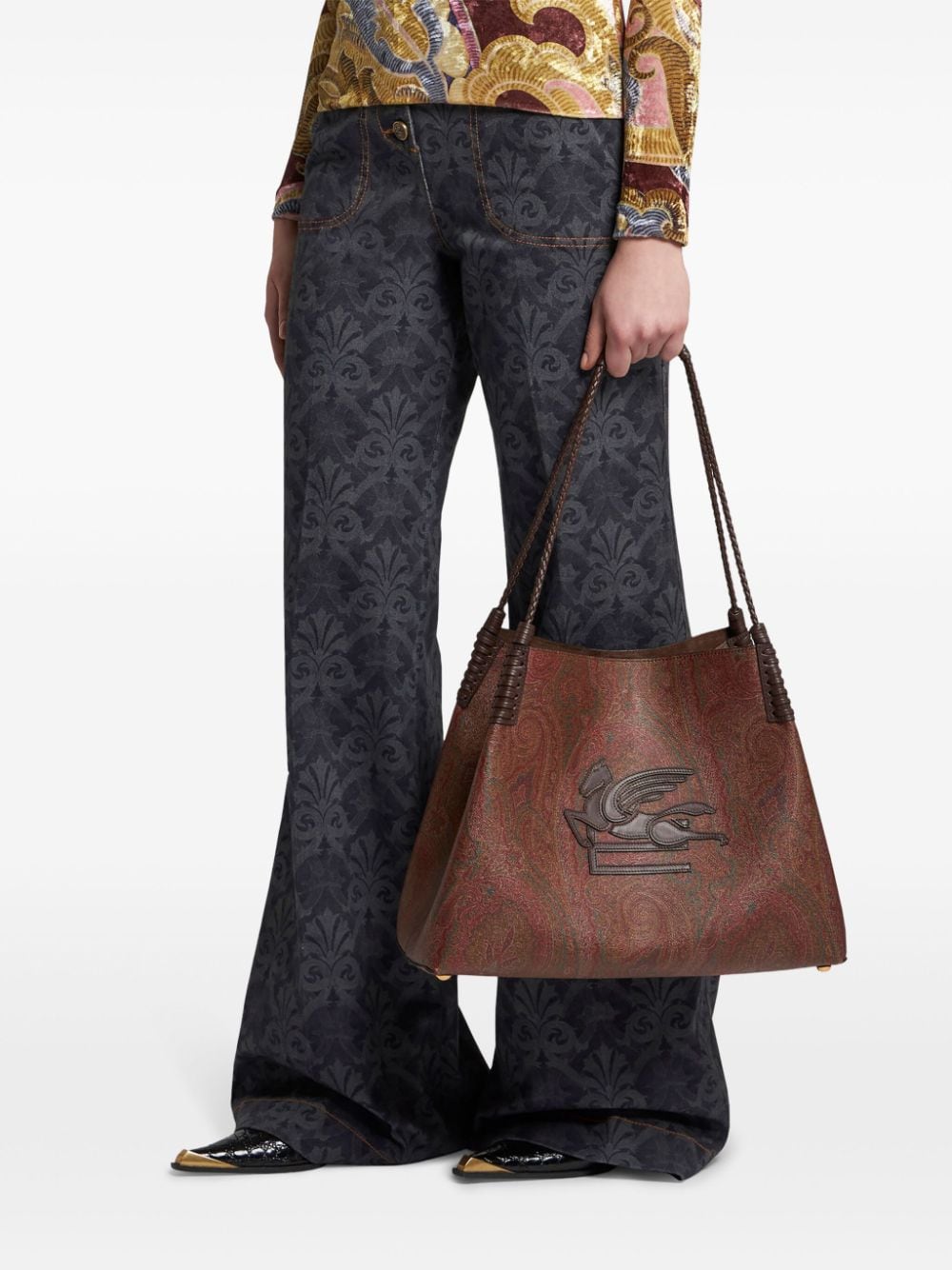 Etro Bags Brown Outer: Leather