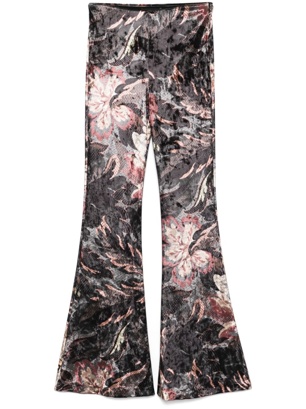 Etro Trousers Black Polyester Elastane