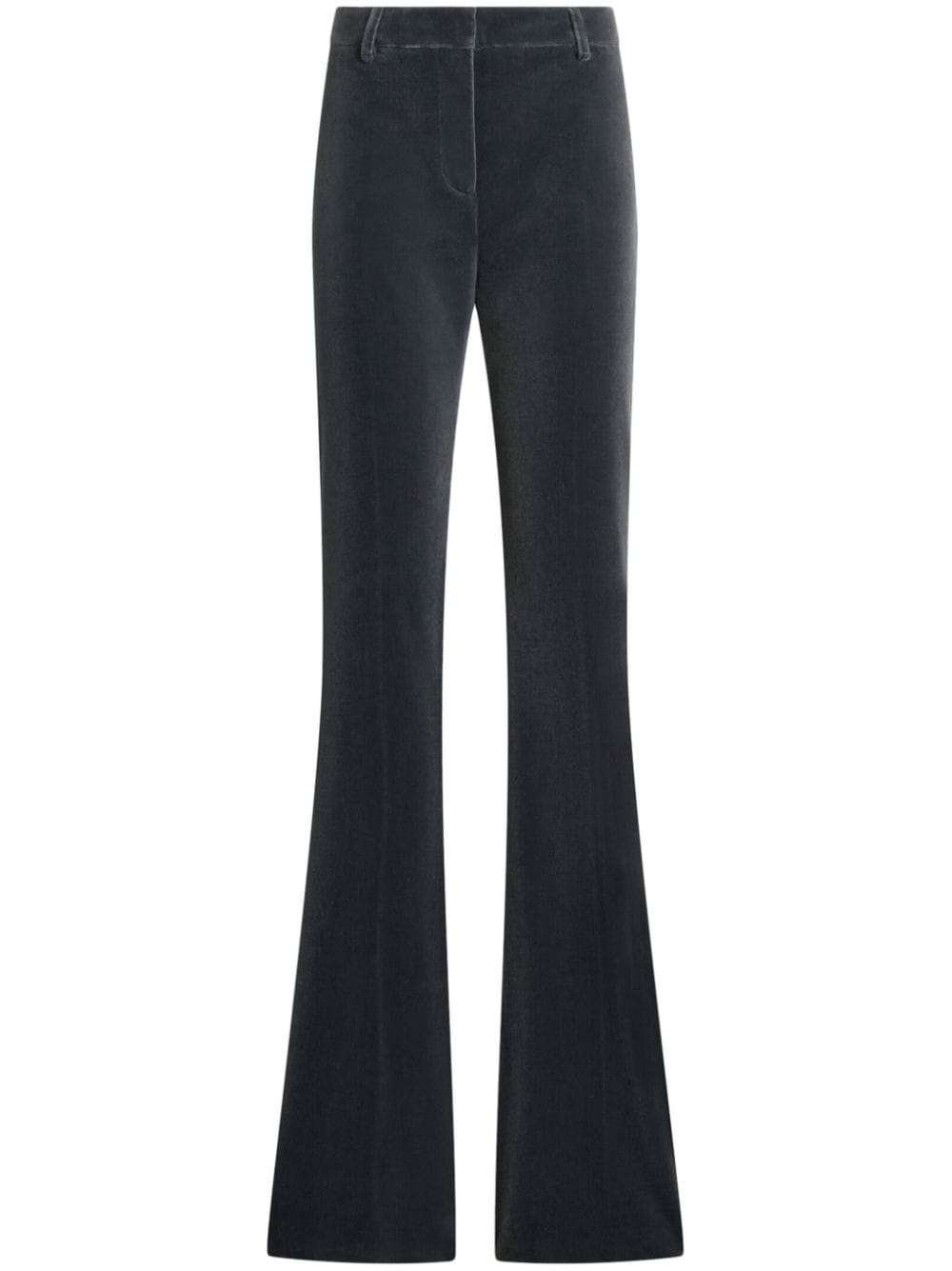 Etro Trousers Blue Cotton Elastane
