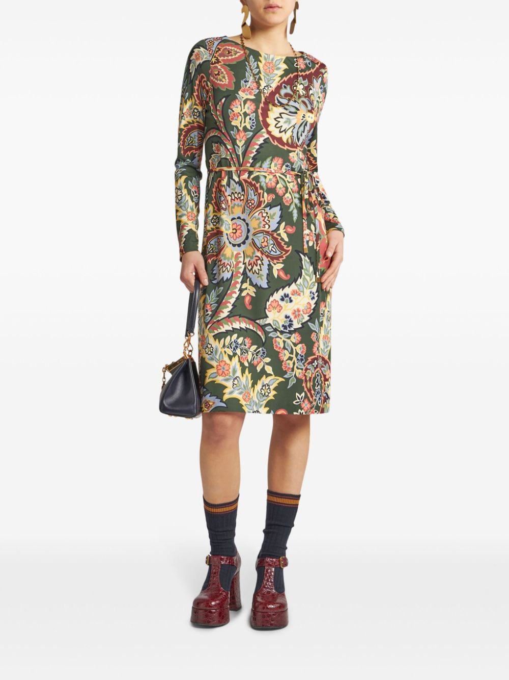 Etro Dresses Green Viscose