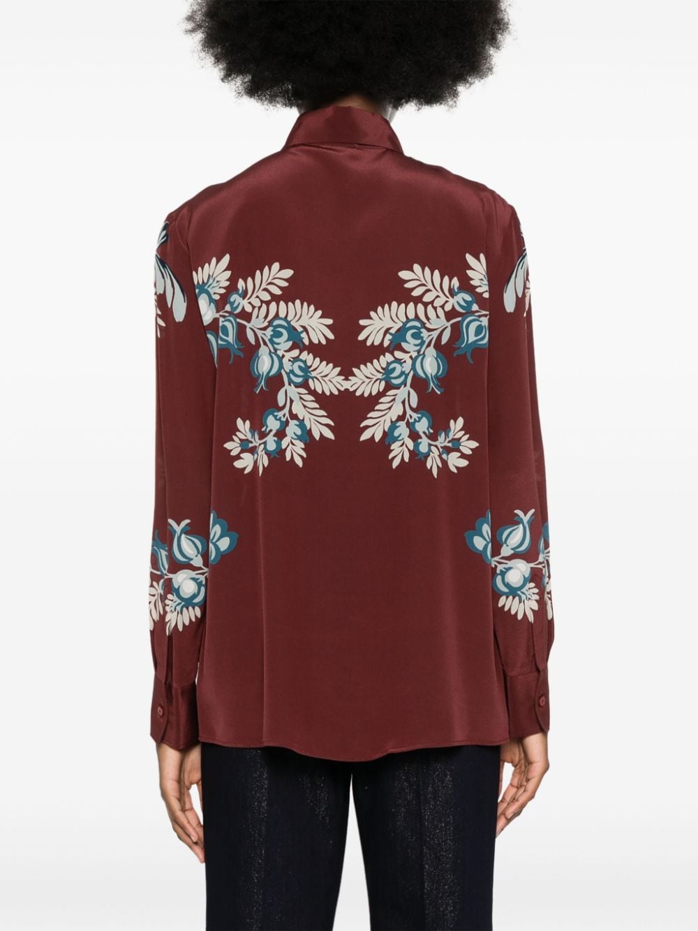 Etro Shirts Red Silk