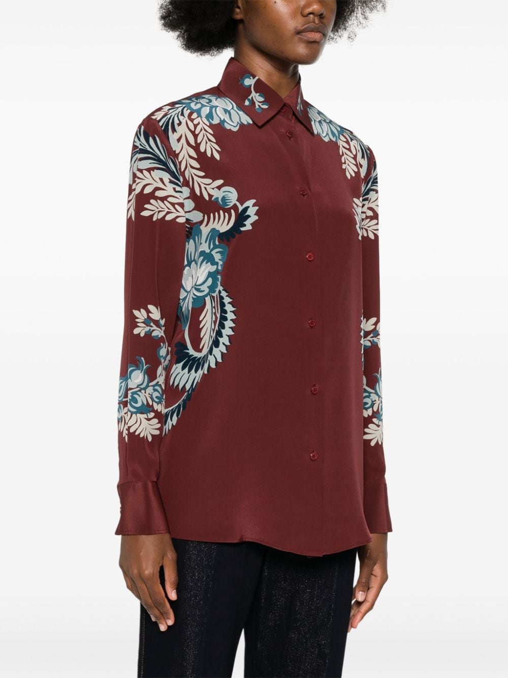 Etro Shirts Red Silk