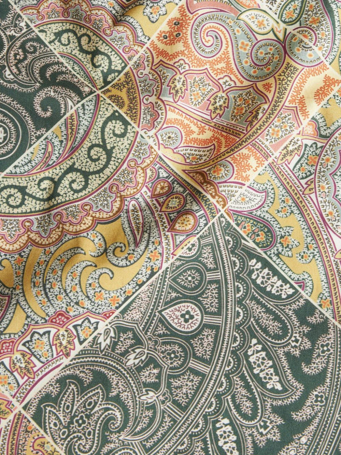 Etro Shirts Yellow Cotton Elastane