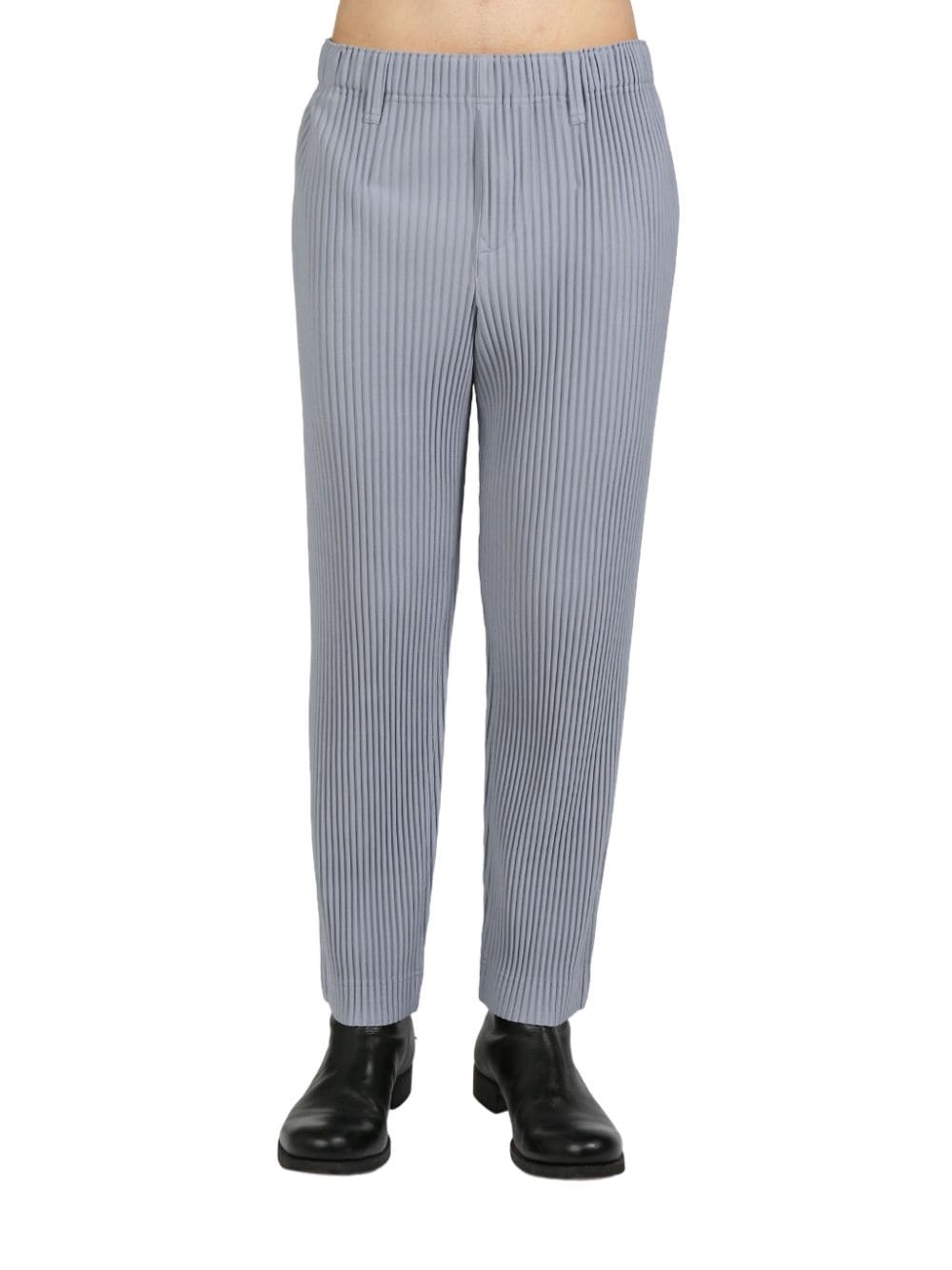 Homme Plisse Issey Miyake Trousers Grey Polyester