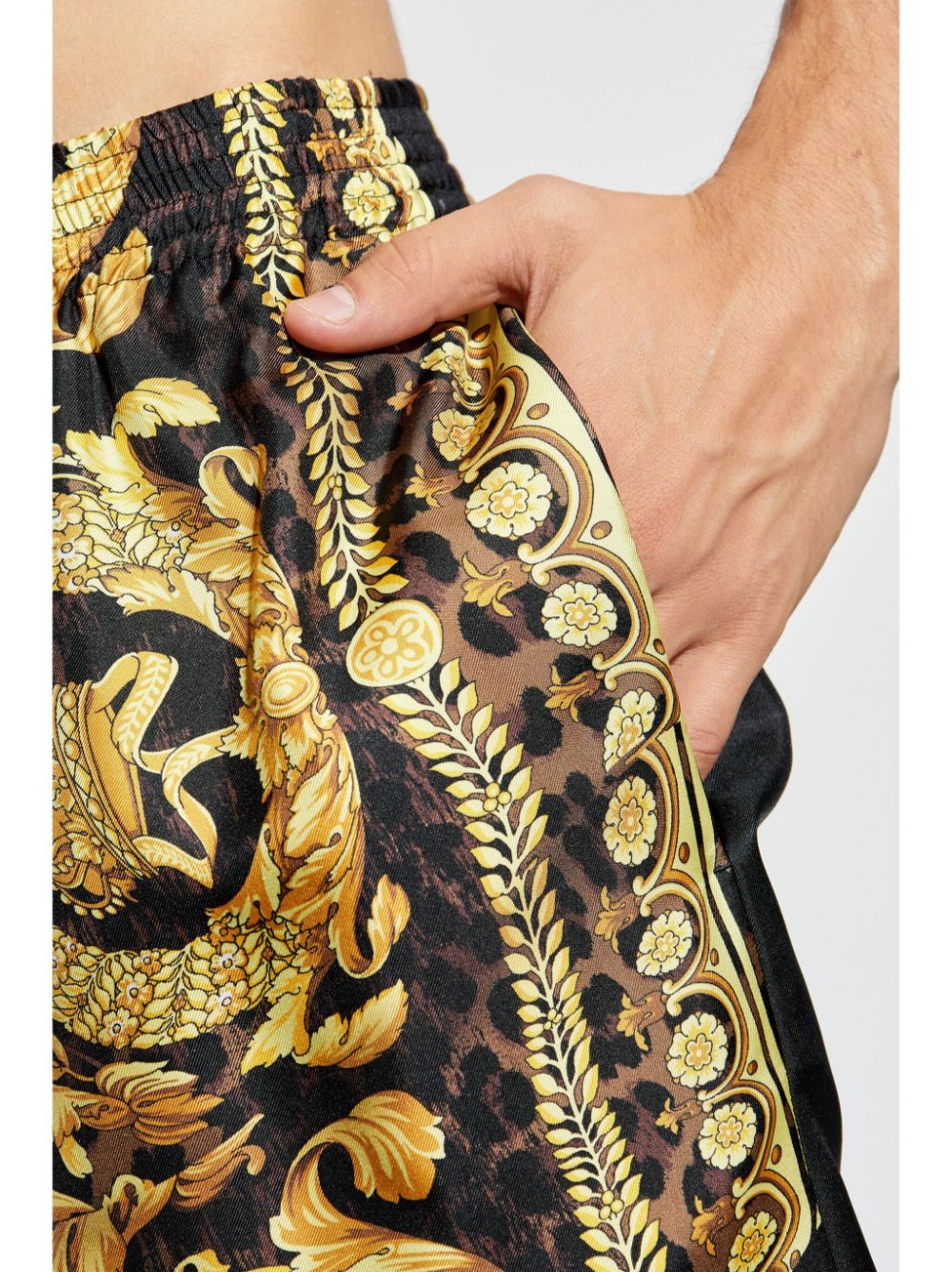 Versace Shorts Golden Silk