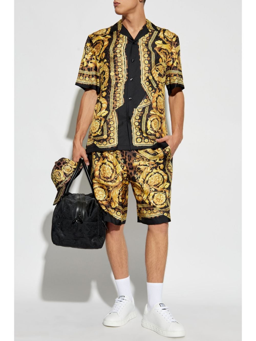 Versace Shorts Golden Silk