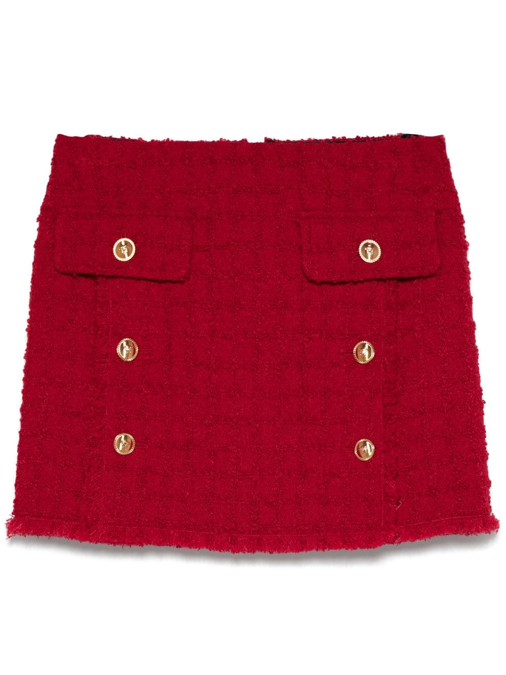 Versace Skirts Red Outer: Virgin Wool