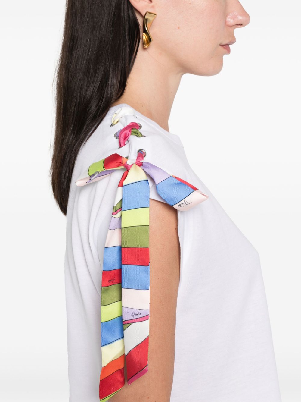 Pucci Top White Cotton