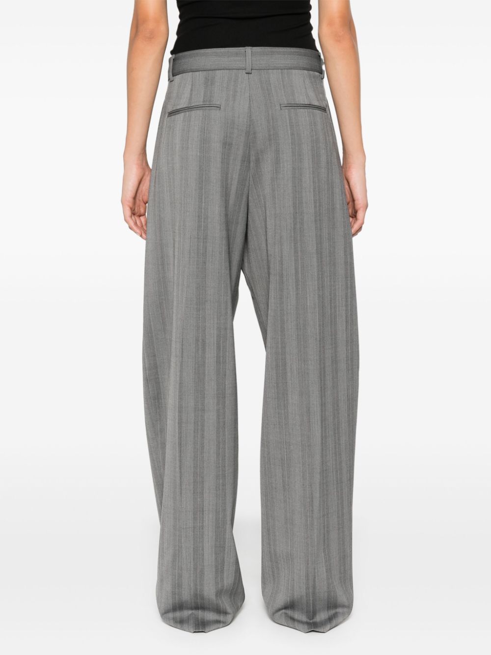 Sportmax Fashion Trousers Grey Polyester