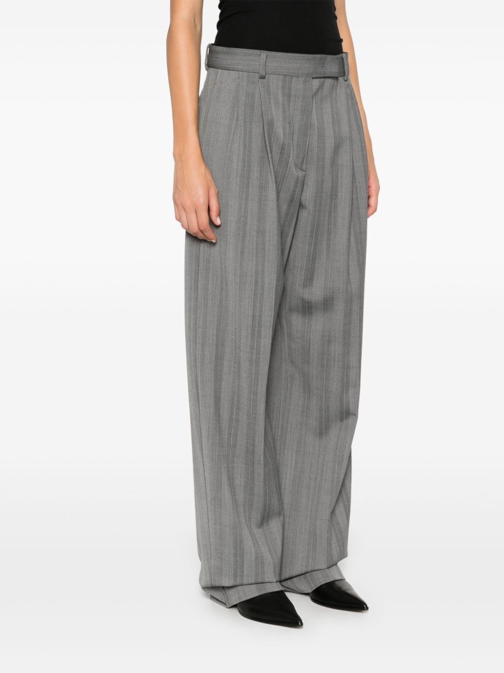 Sportmax Fashion Trousers Grey Polyester