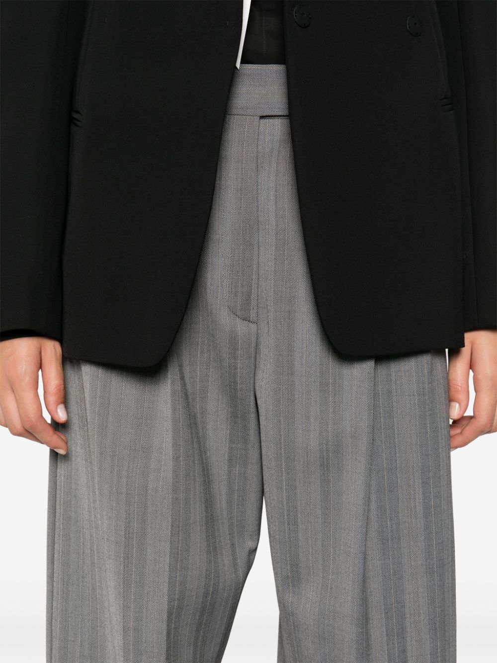 Sportmax Fashion Trousers Grey Polyester