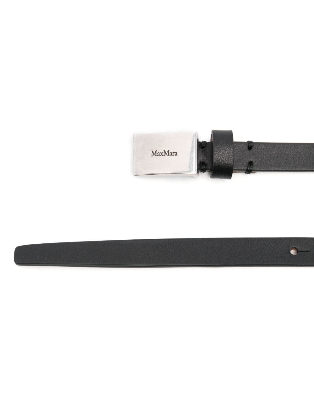 Max Mara Belts Black Furs & Skins->leather100 %
