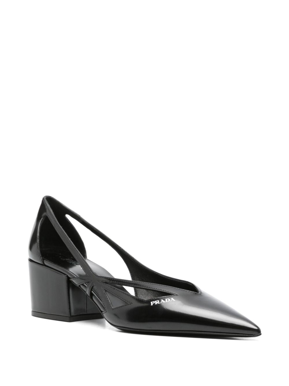 Prada With Heel Black Calf Leather