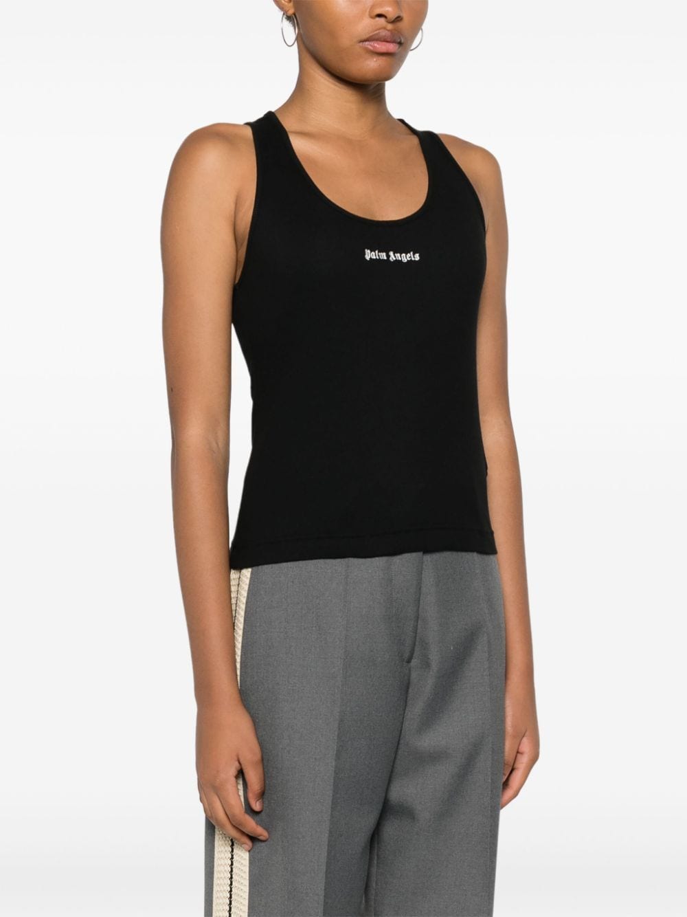 Palm Angels Top Black Cotton