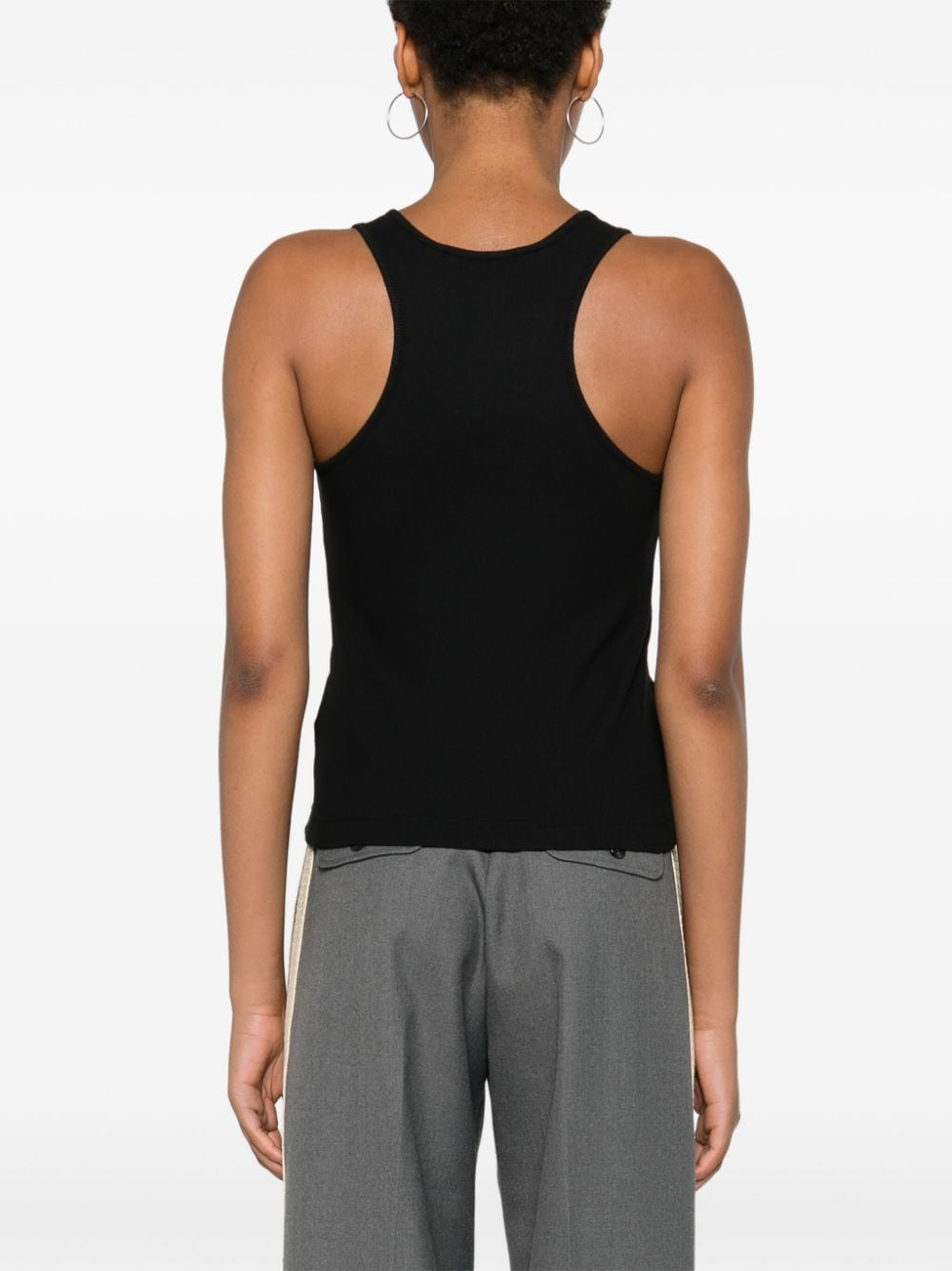 Palm Angels Top Black Cotton