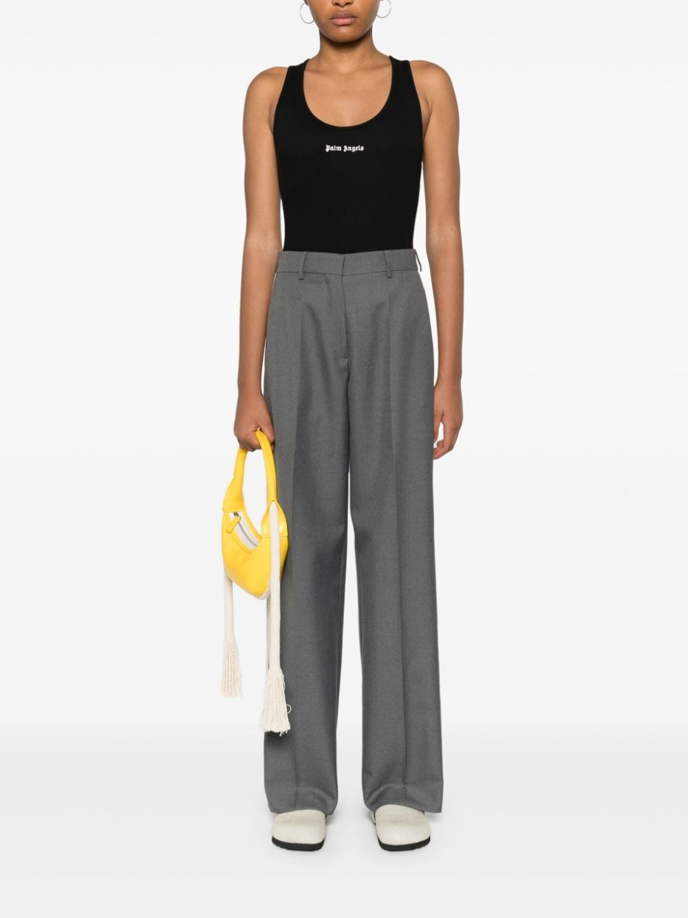 Palm Angels Top Black Cotton