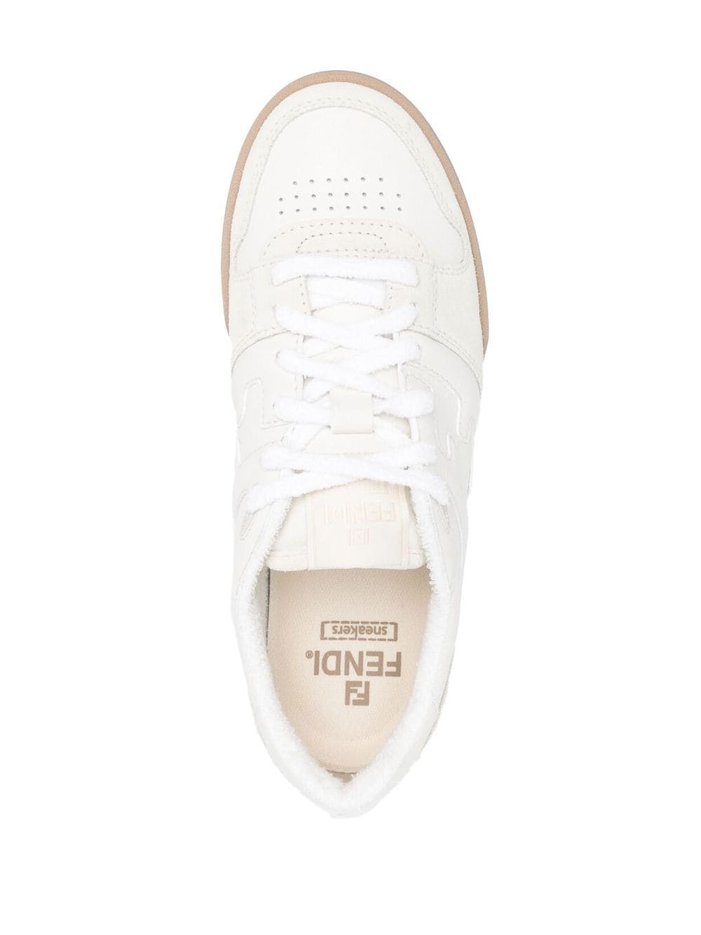 Fendi Sneakers White Leather