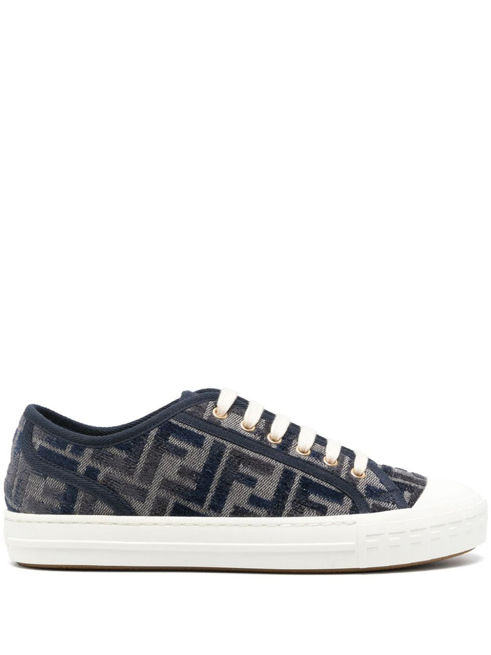 Fendi Sneakers Grey Fabric