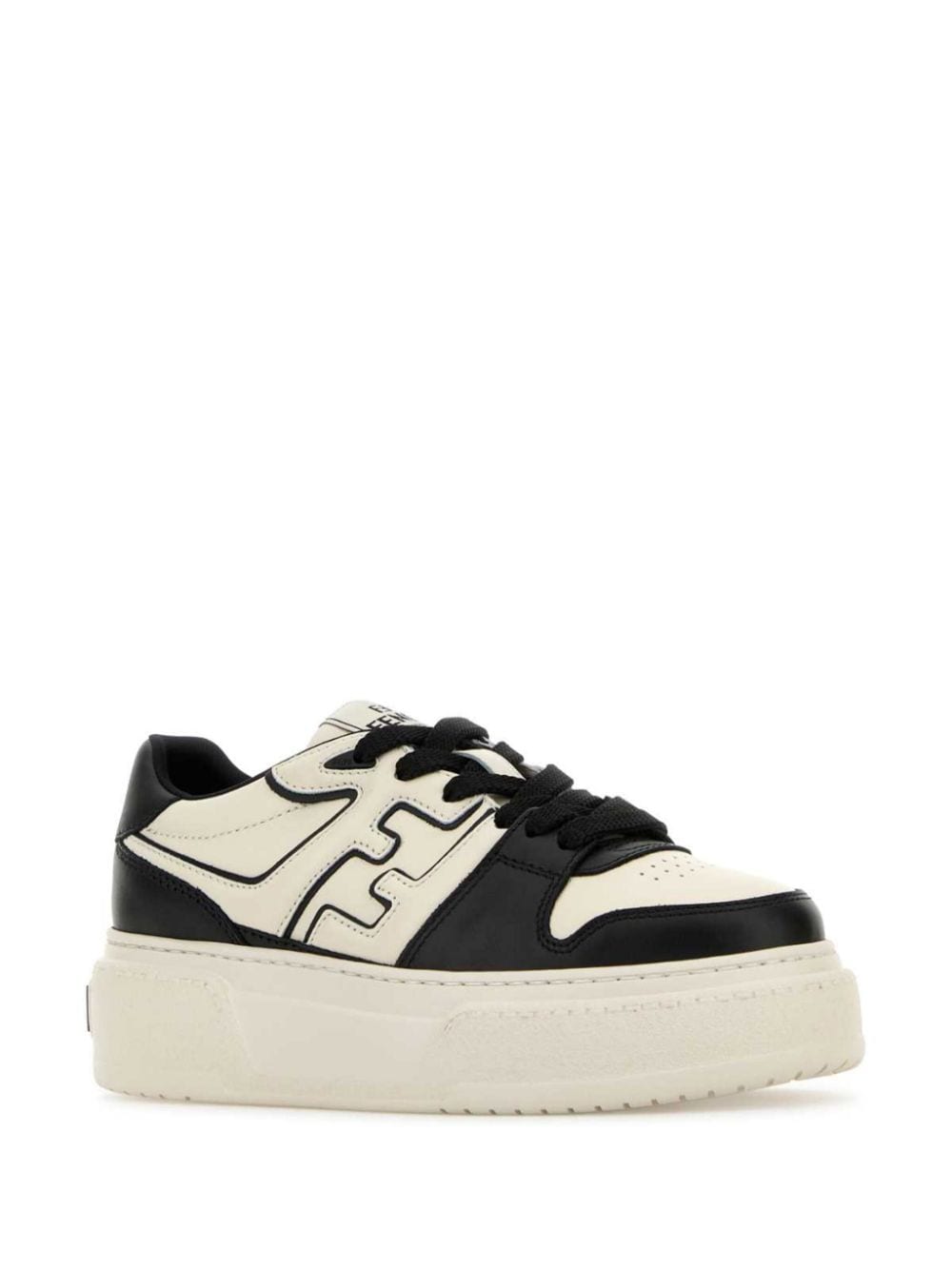Fendi Sneakers Black Calf Leather