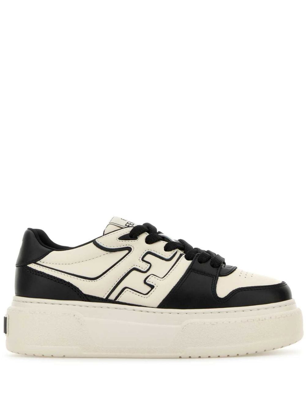 Fendi Sneakers Black Calf Leather