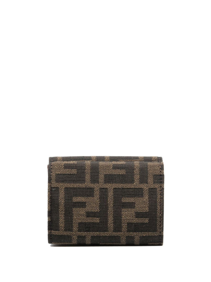 Fendi Wallets Brown Other->fabric100.0 %