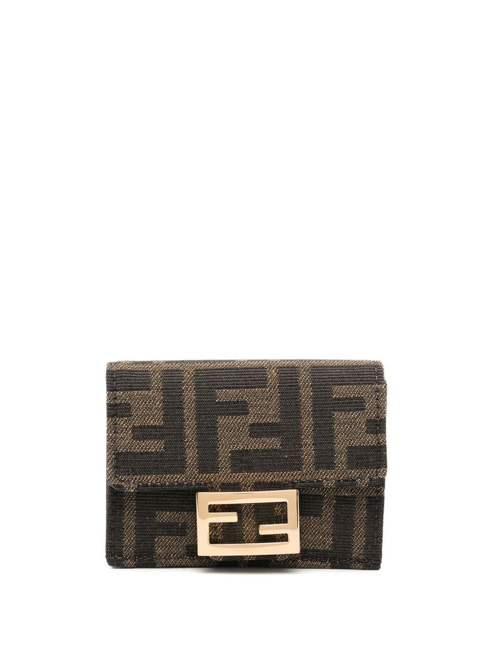 Fendi Wallets Brown Other->fabric100.0 %