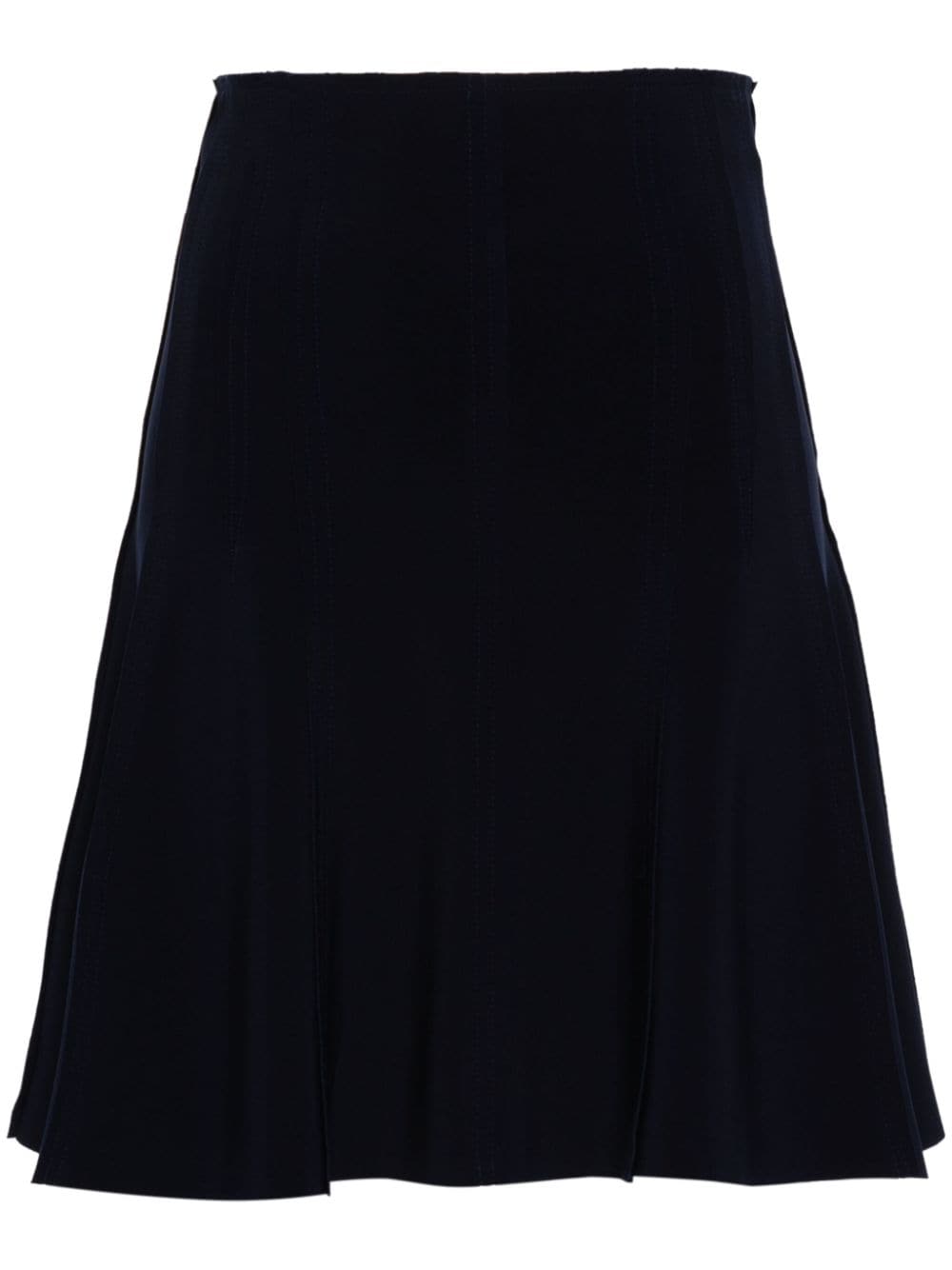 Norma Kamali Skirts Blue Polyester Elastane
